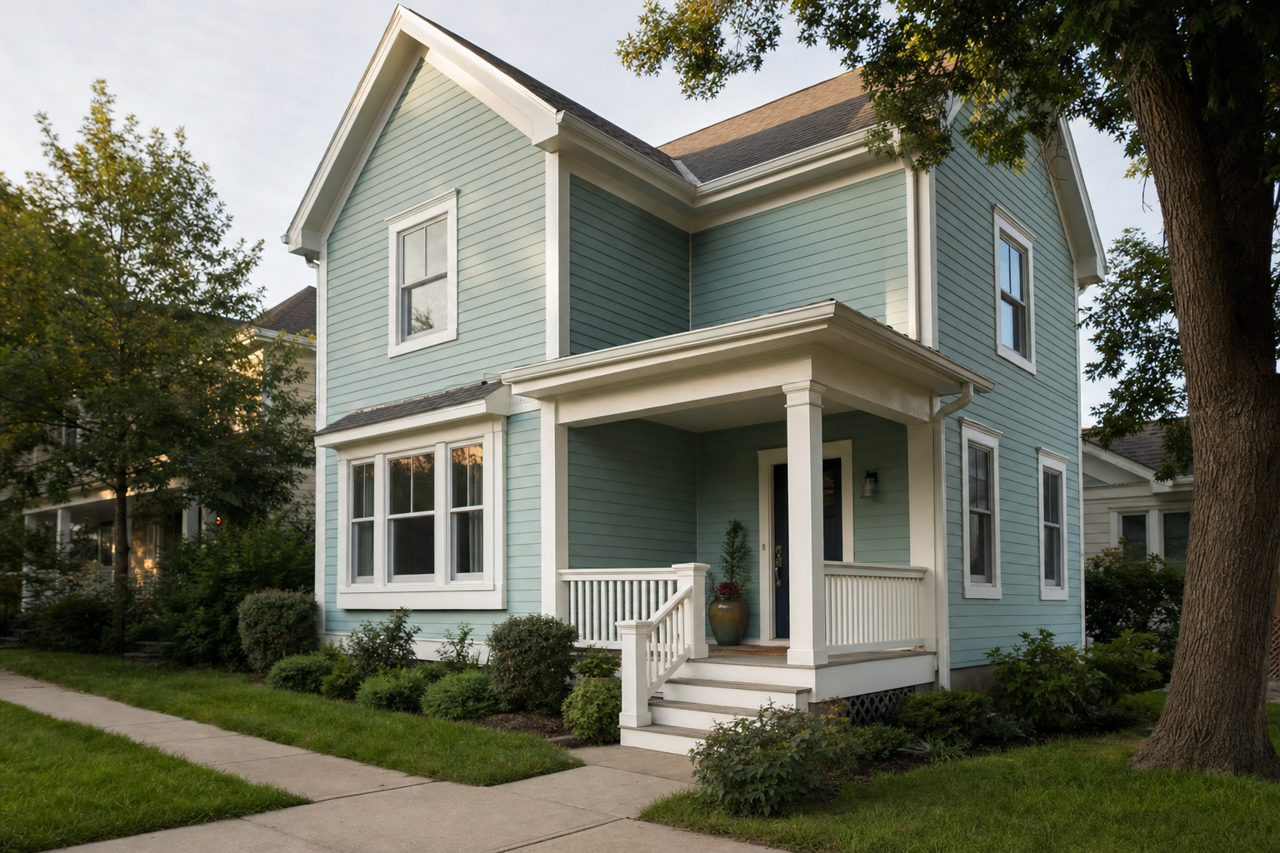 Anderson by Benjamin Moore on exterior