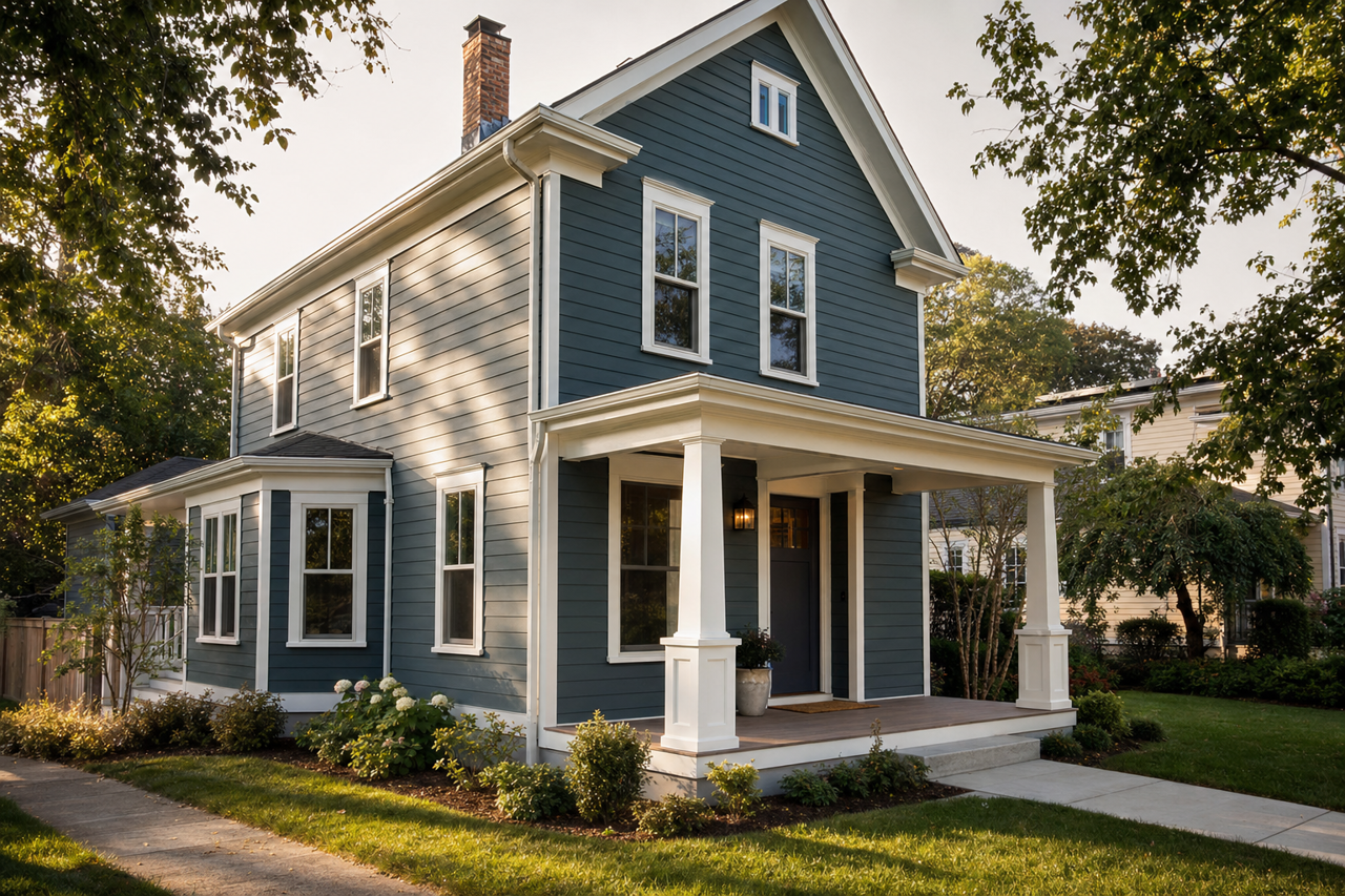 Everard by Benjamin Moore on exterior