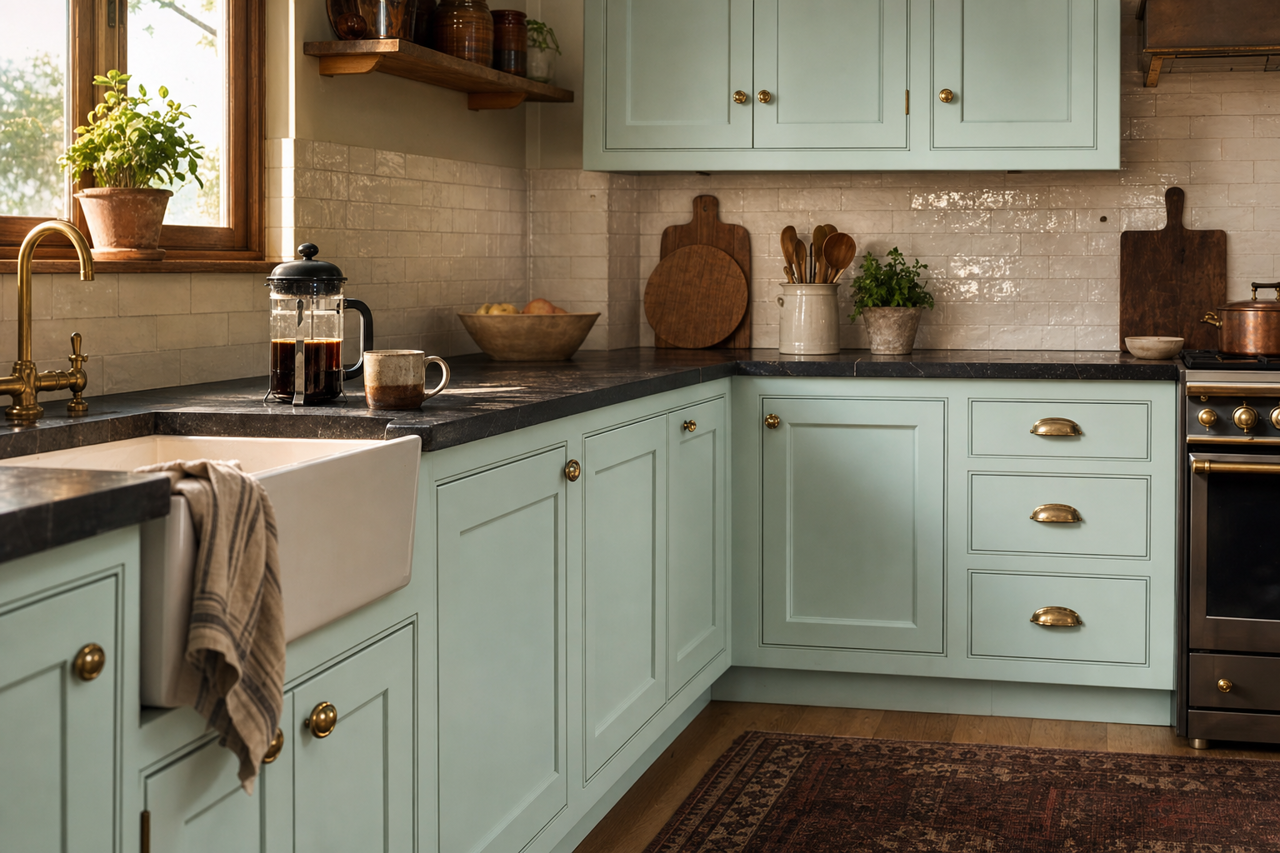 Ewing by Benjamin Moore on cabinets