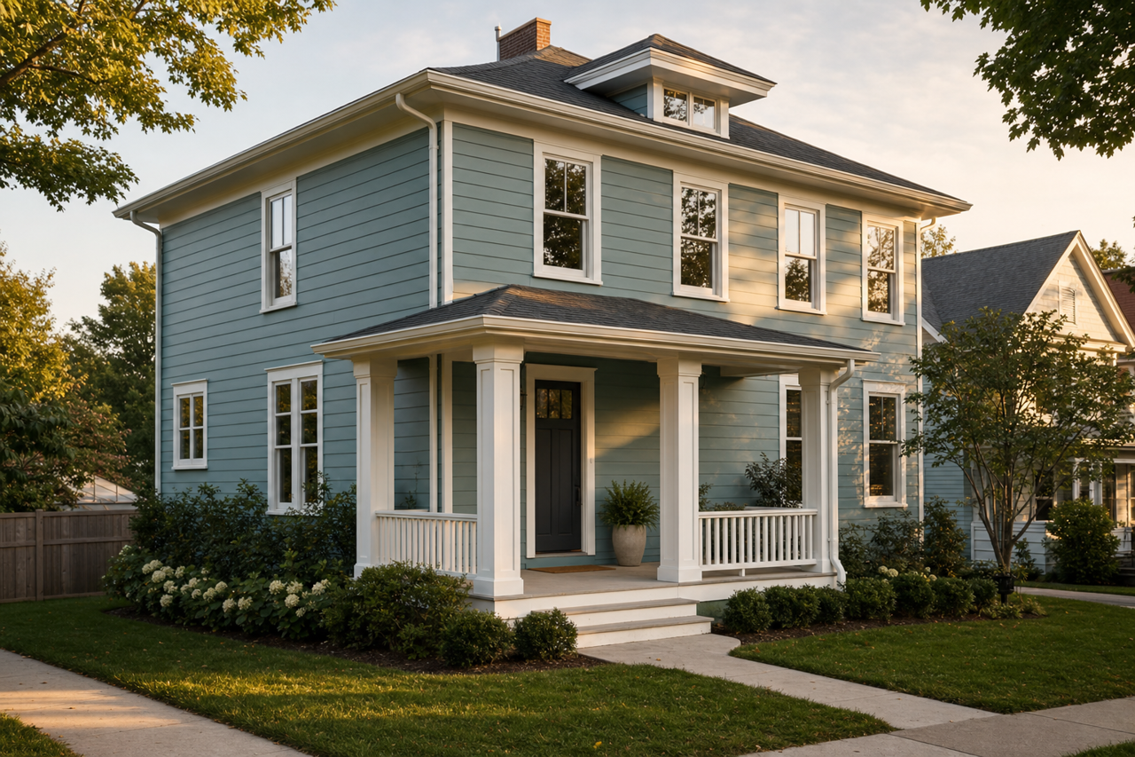 Williamsburg by Benjamin Moore on exterior