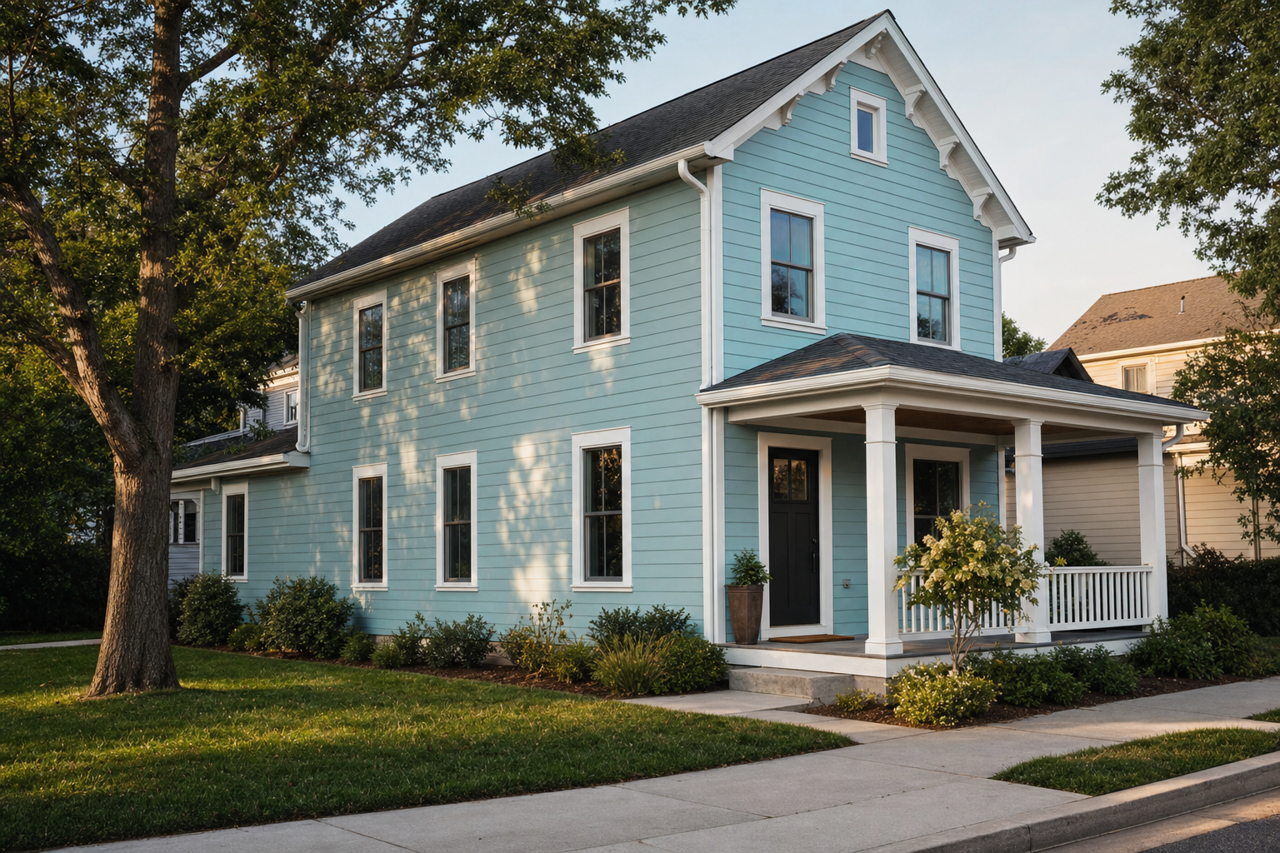 Chesapeake by Benjamin Moore on exterior
