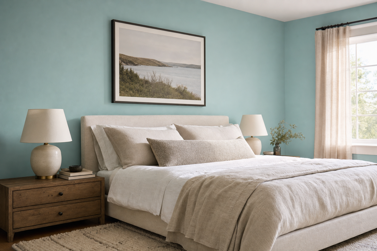 Chesapeake by Benjamin Moore on interiors