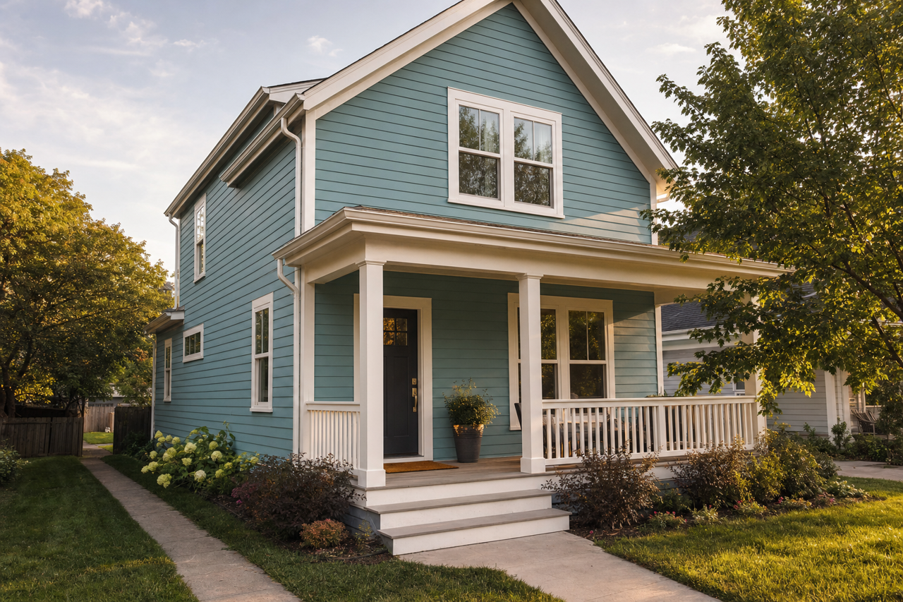 Bracken by Benjamin Moore on exterior