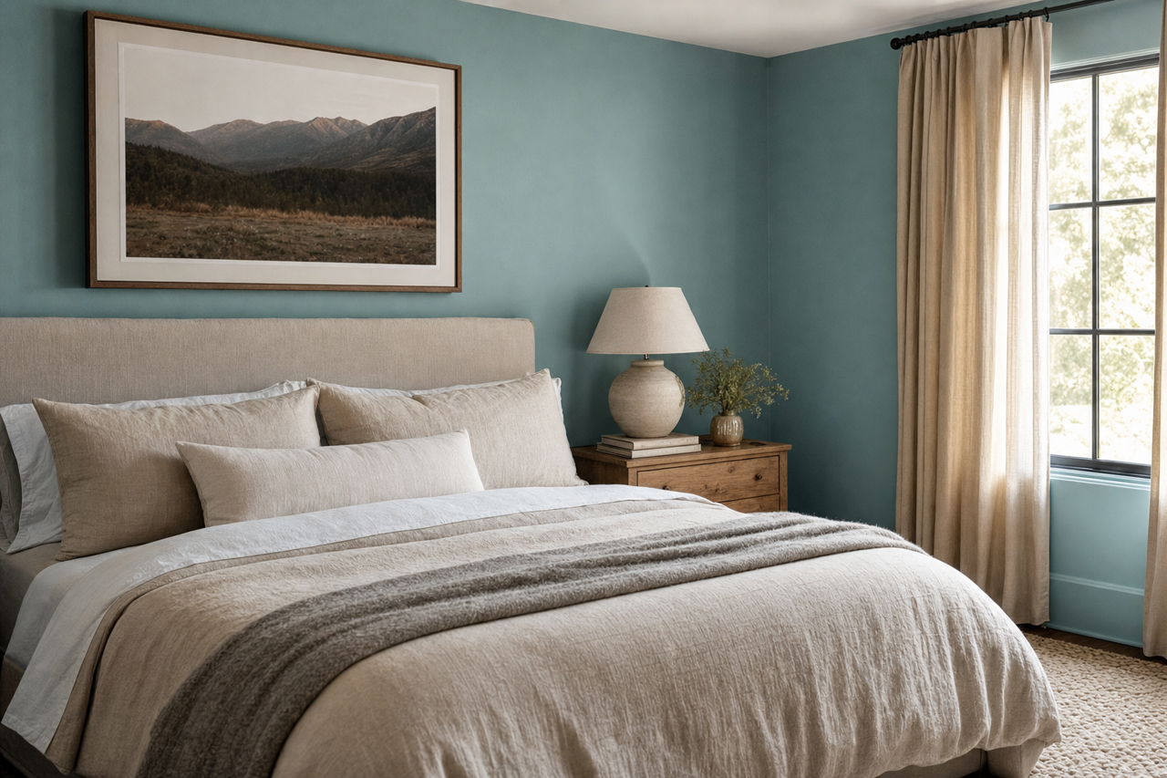Bracken by Benjamin Moore on interiors