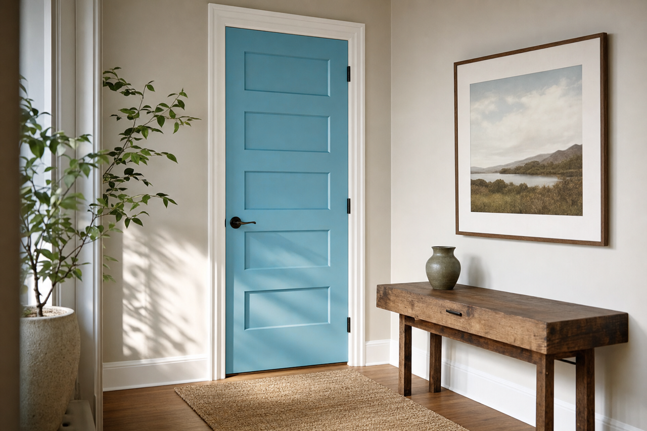 Palace by Benjamin Moore on interior-doors