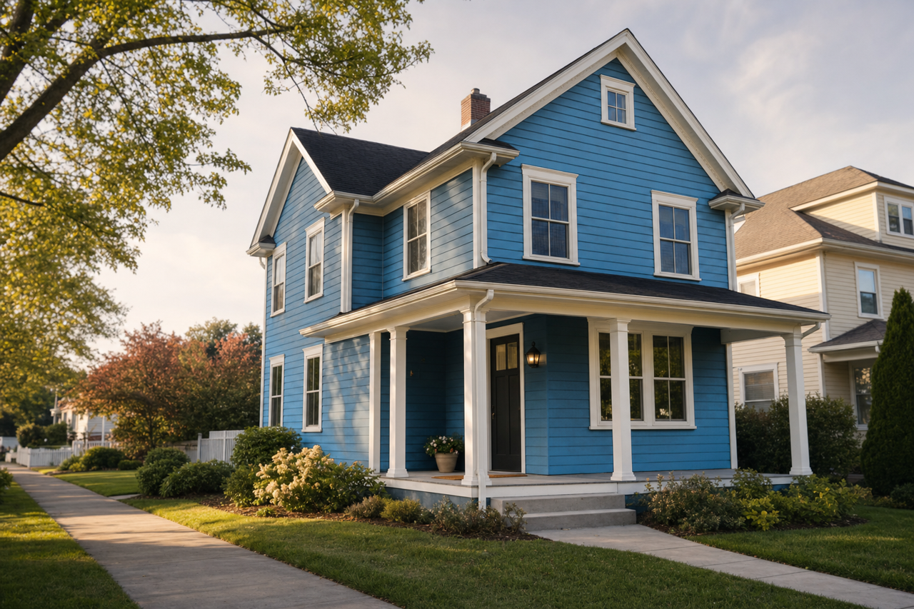 Finley by Benjamin Moore on exterior
