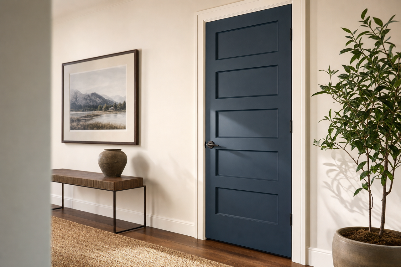 Washington by Benjamin Moore on interior-doors