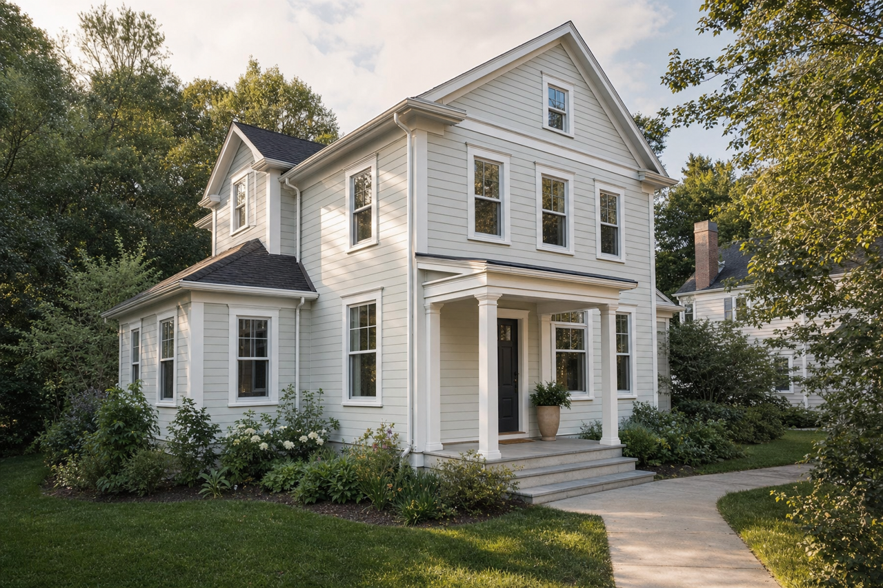 Nelson by Benjamin Moore on exterior