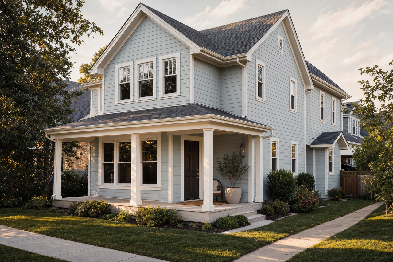 Palace by Benjamin Moore on exterior