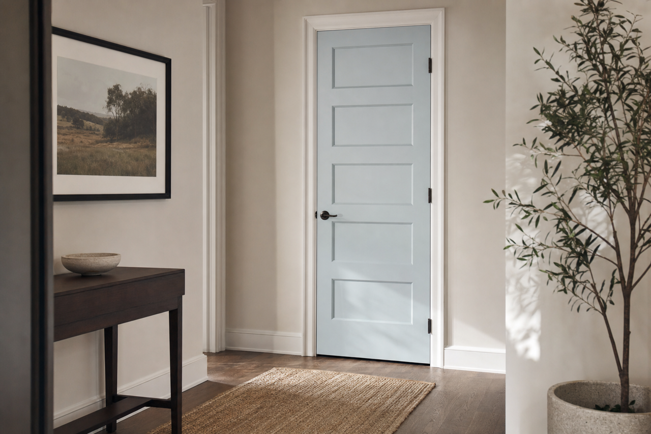 Palace by Benjamin Moore on interior-doors