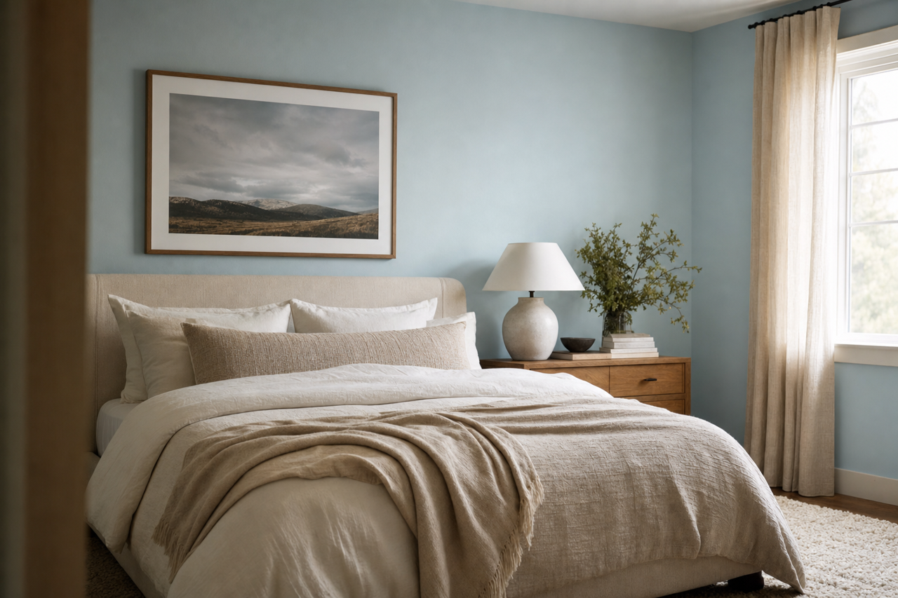 Greenhow by Benjamin Moore on interiors