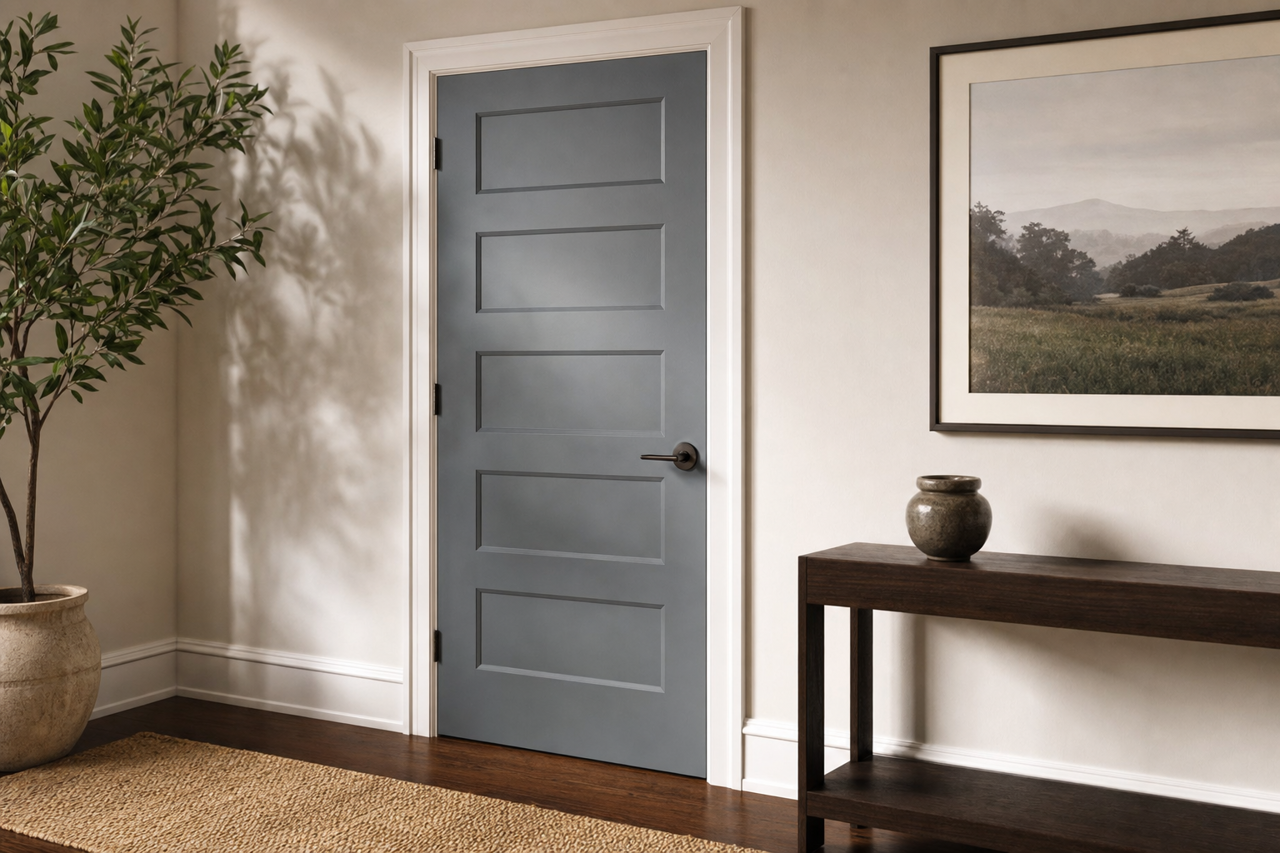 Powell by Benjamin Moore on interior-doors