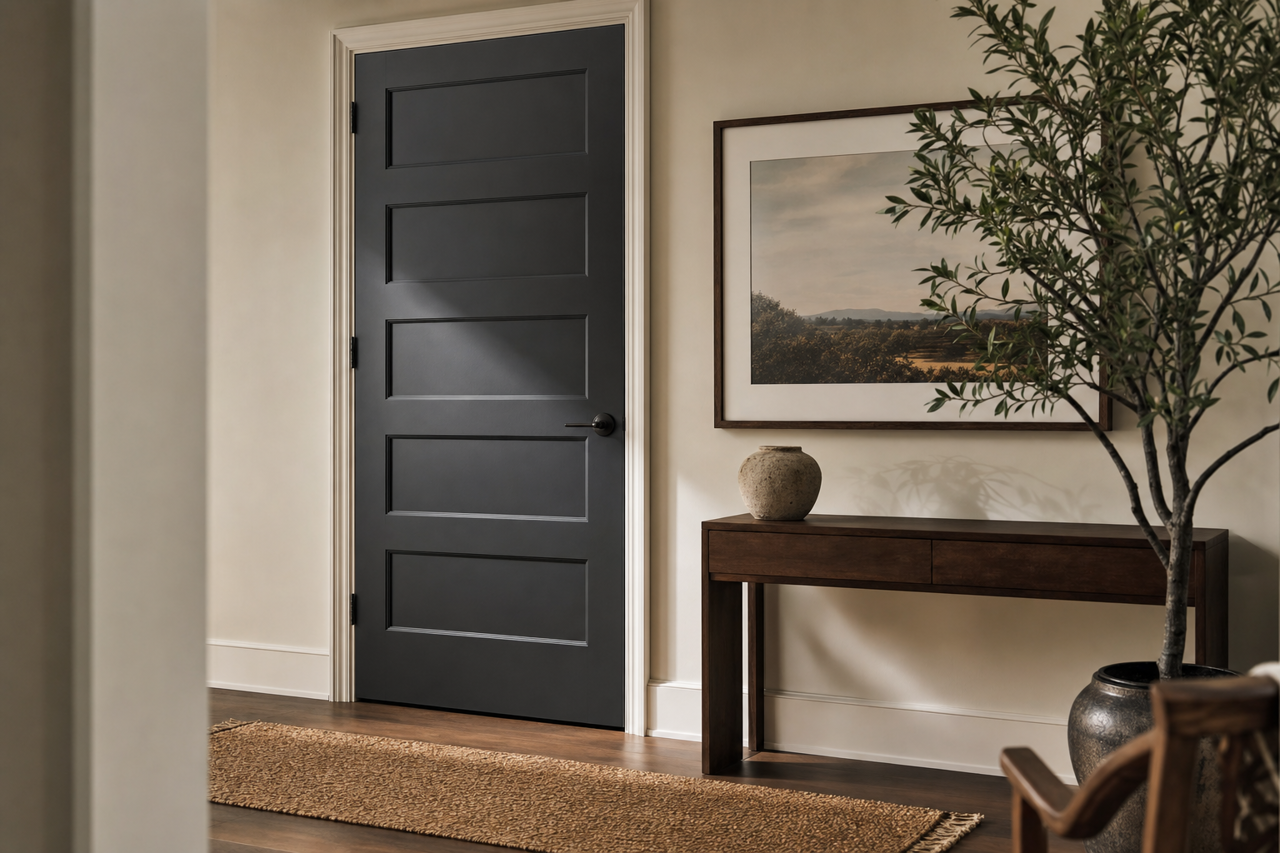 Mopboard by Benjamin Moore on interior-doors
