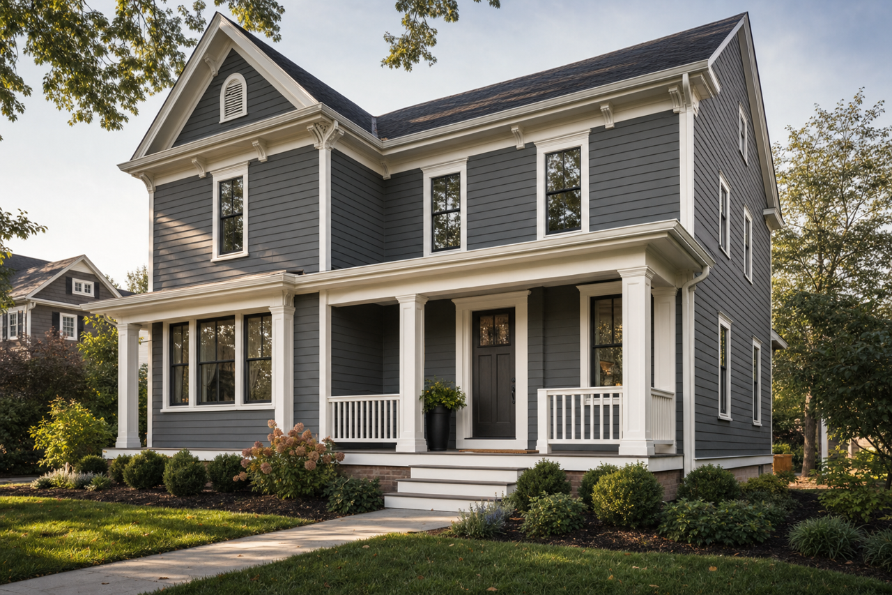 Ambler by Benjamin Moore on exterior