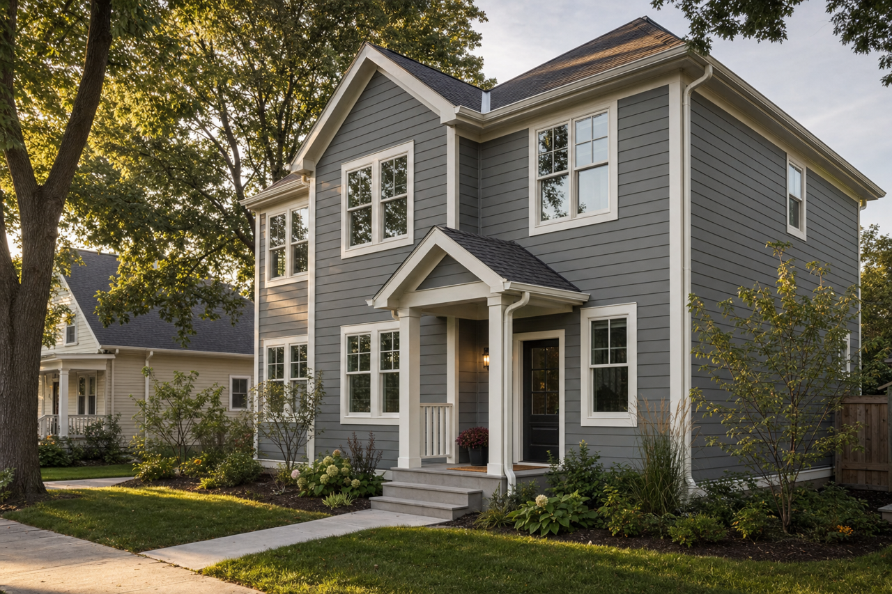 Bracken by Benjamin Moore on exterior