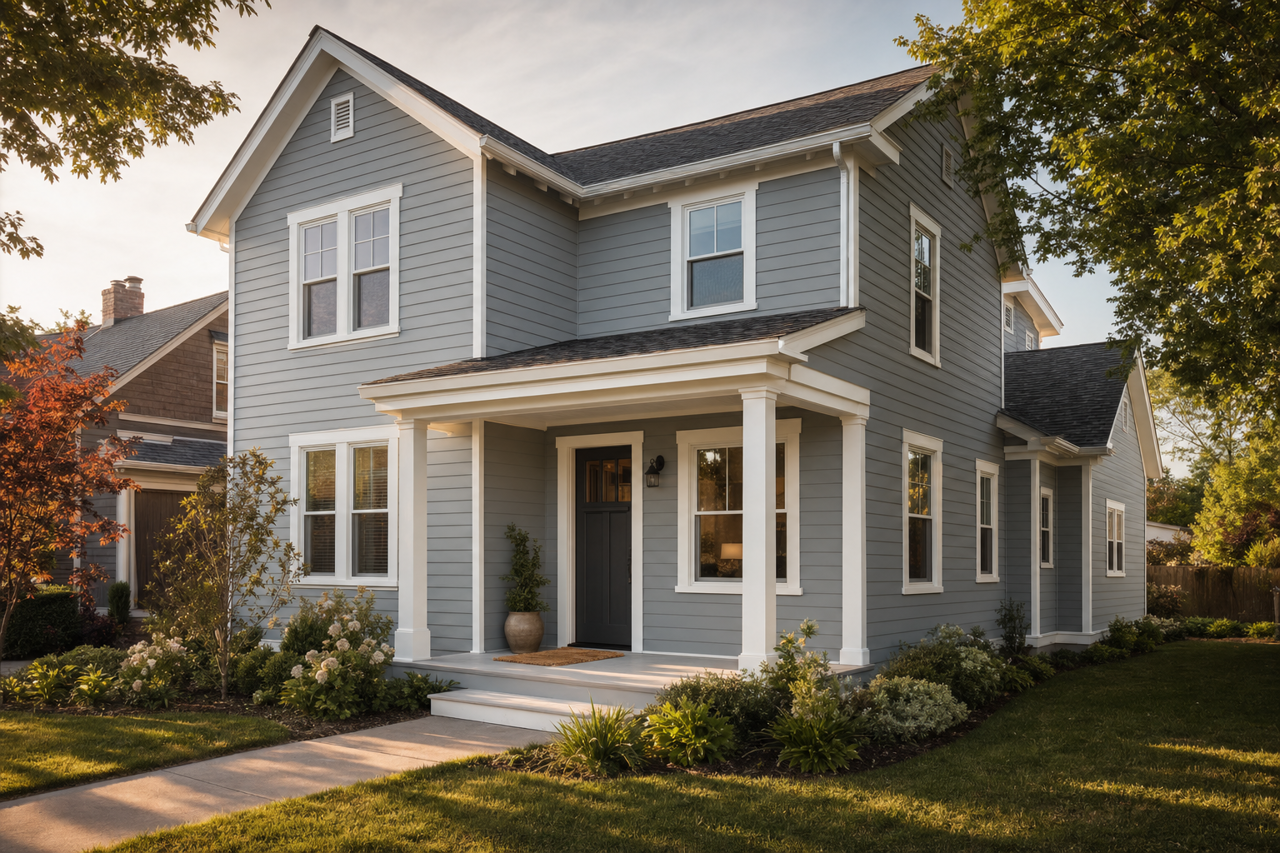 Tucker by Benjamin Moore on exterior