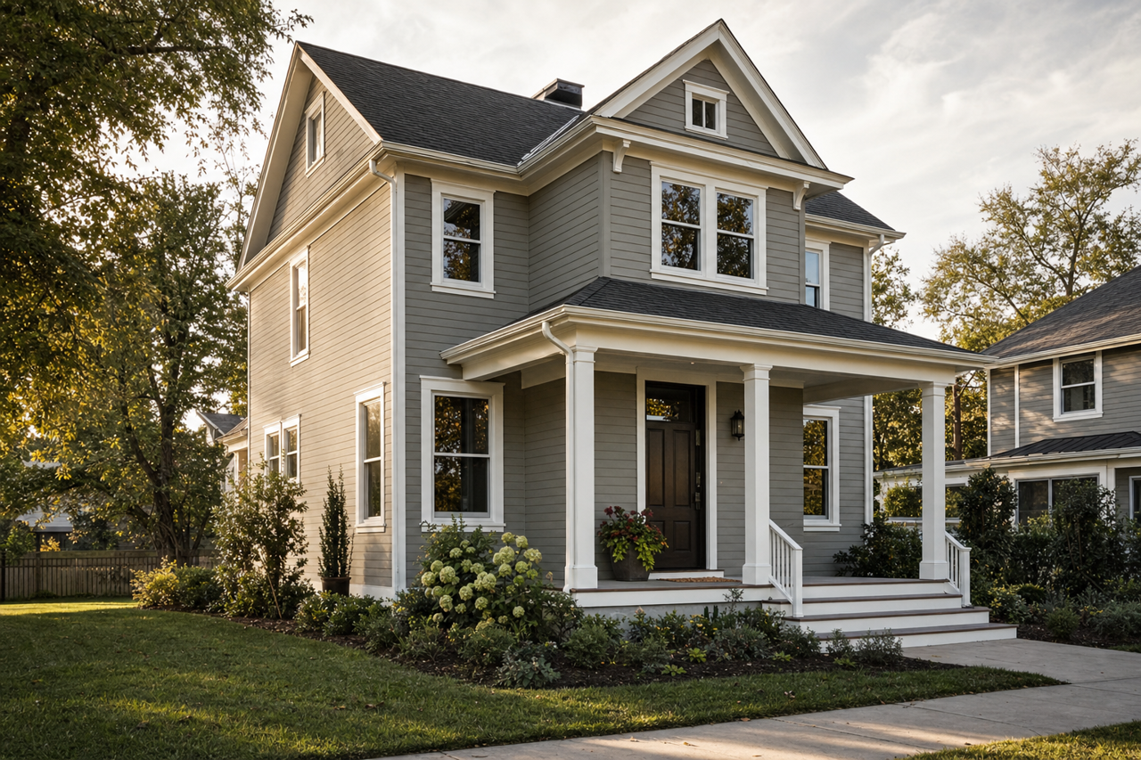 Geddy by Benjamin Moore on exterior
