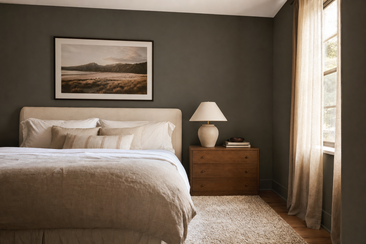 Randolph by Benjamin Moore on interiors