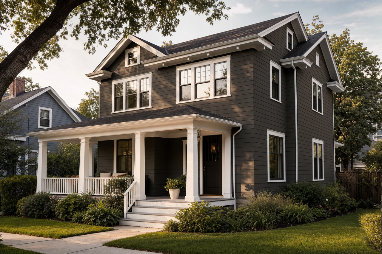 Tavern by Benjamin Moore on exterior