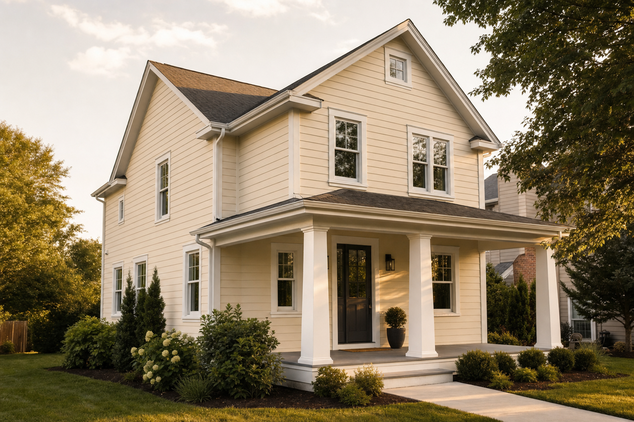 Lime by Benjamin Moore on exterior