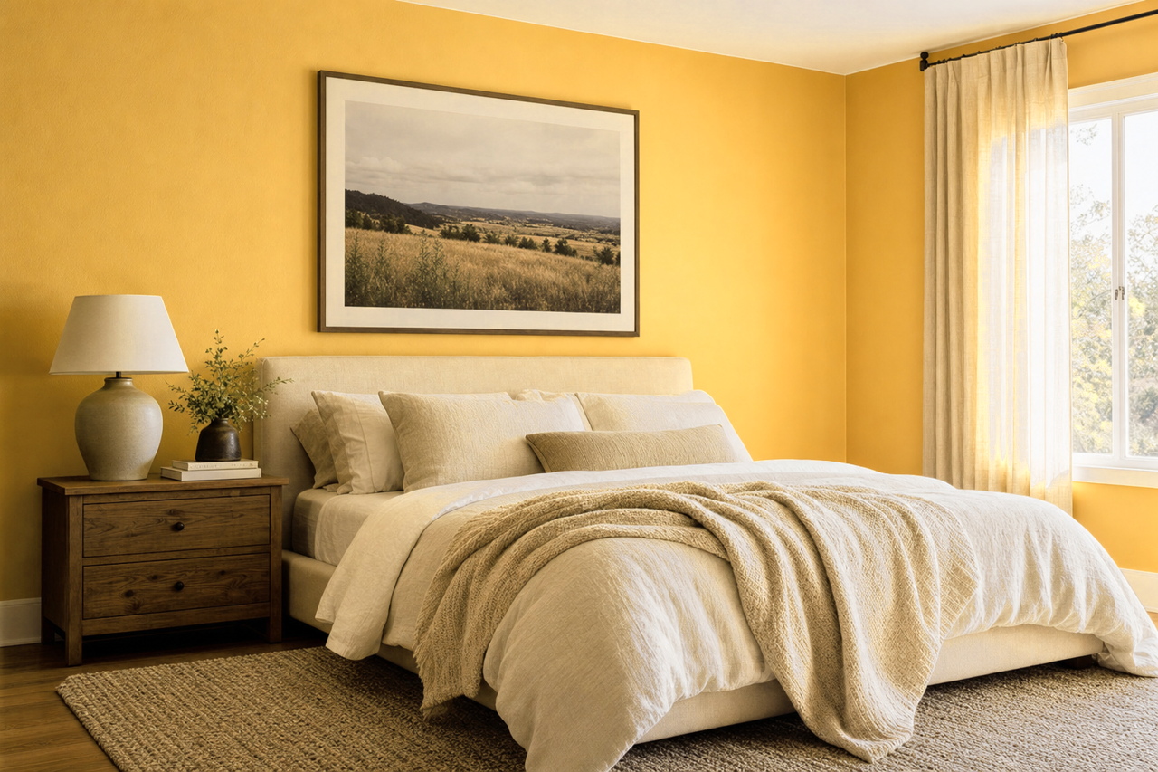 Stuart by Benjamin Moore on interiors