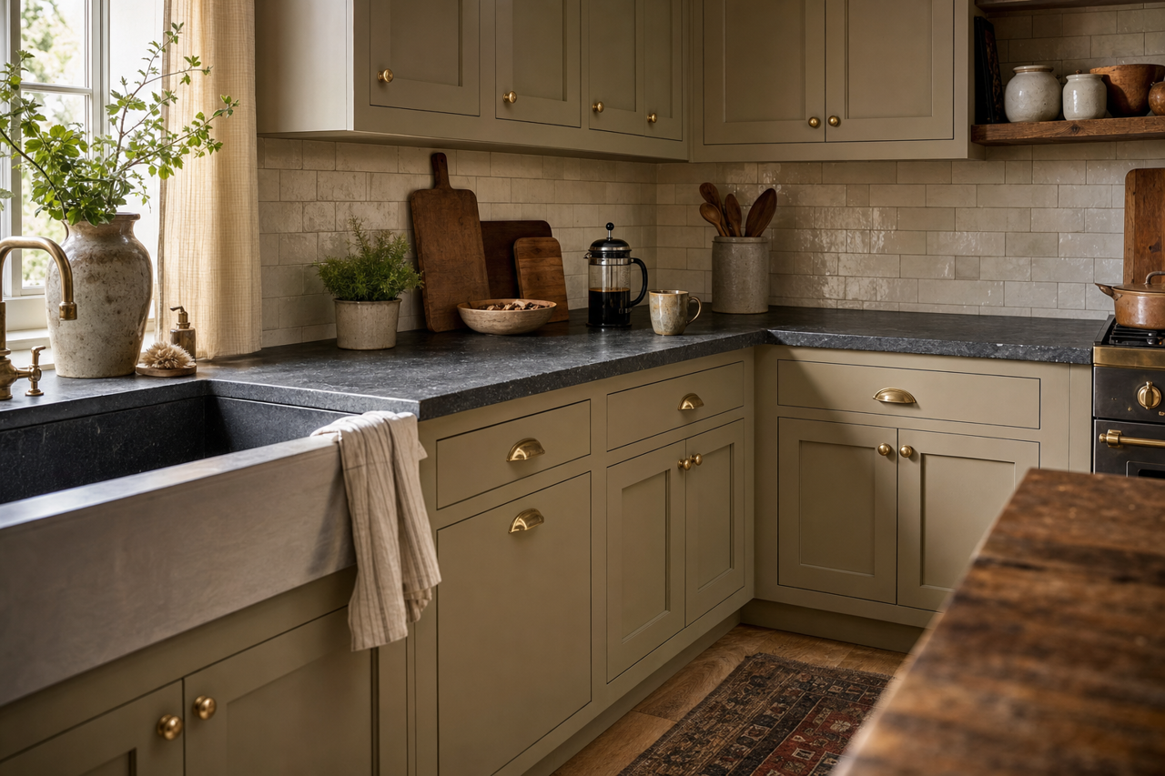 Hampshire by Benjamin Moore on cabinets