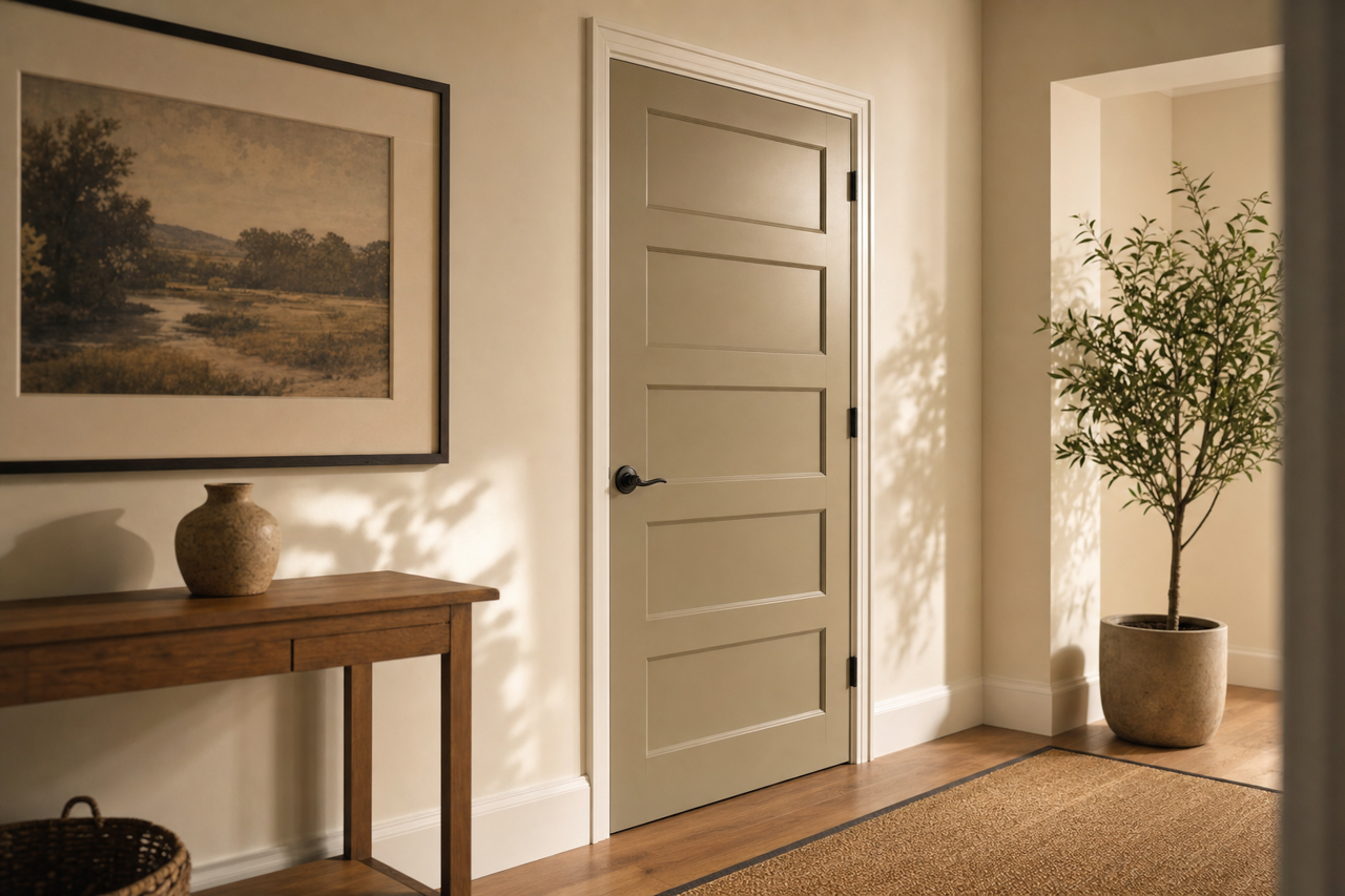 Hampshire by Benjamin Moore on interior-doors