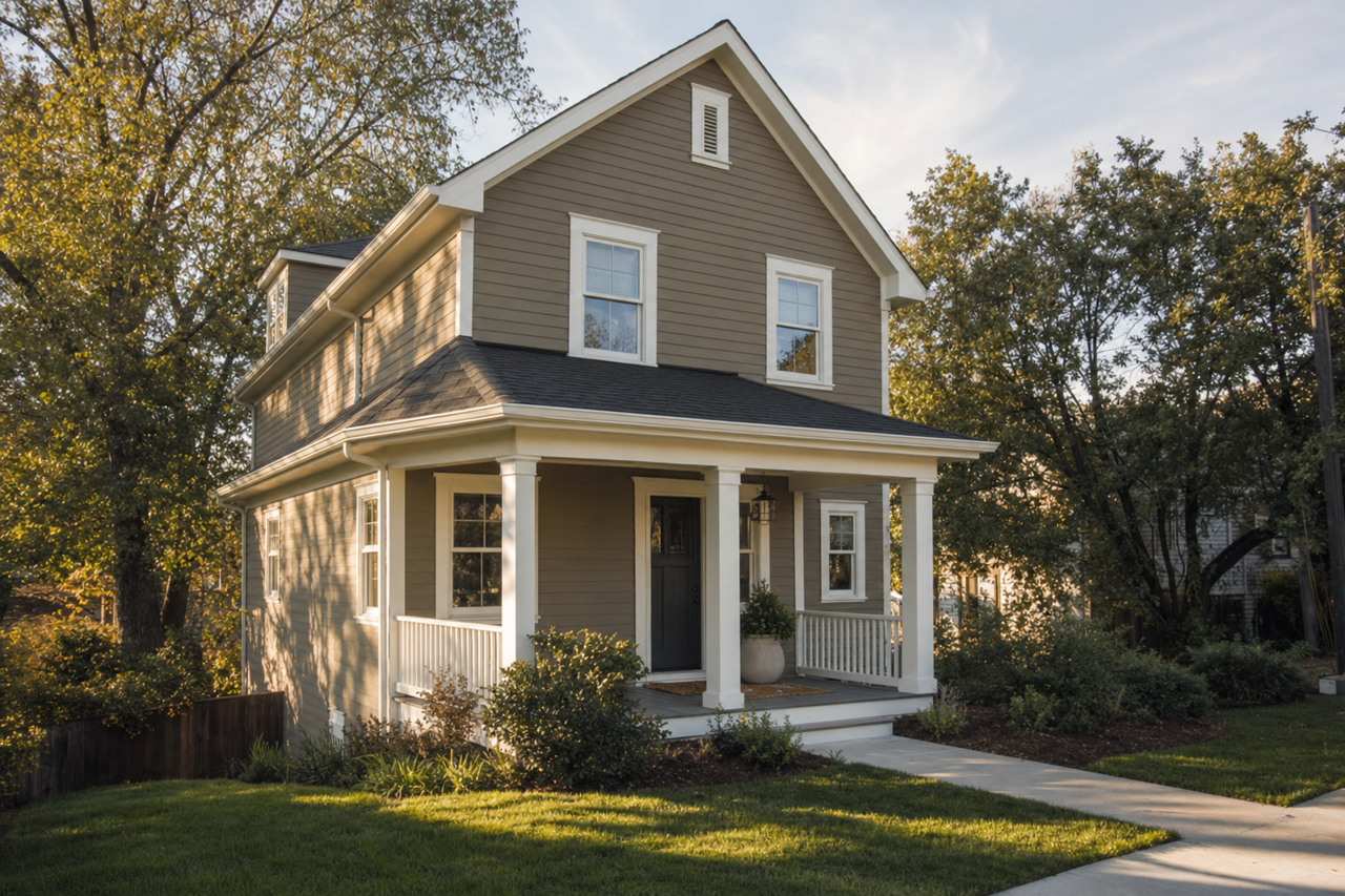 Cromwell by Benjamin Moore on exterior