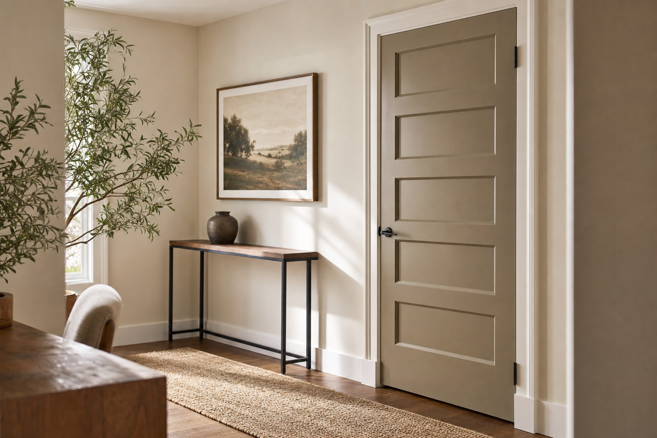Cromwell by Benjamin Moore on interior-doors