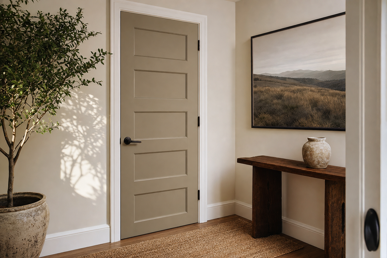 Copley by Benjamin Moore on interior-doors