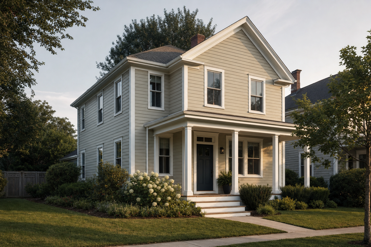 Nantucket by Benjamin Moore on exterior