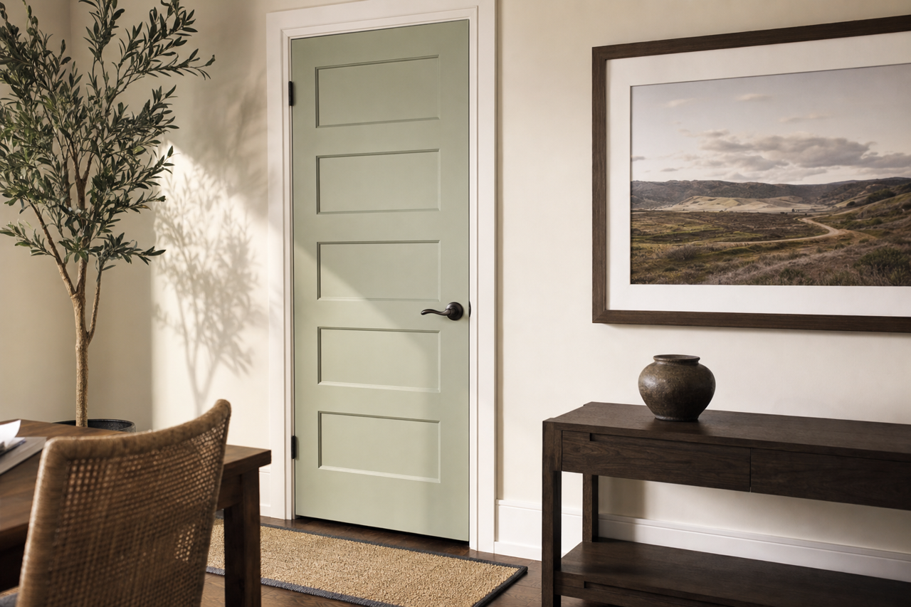 Saybrook by Benjamin Moore on interior-doors