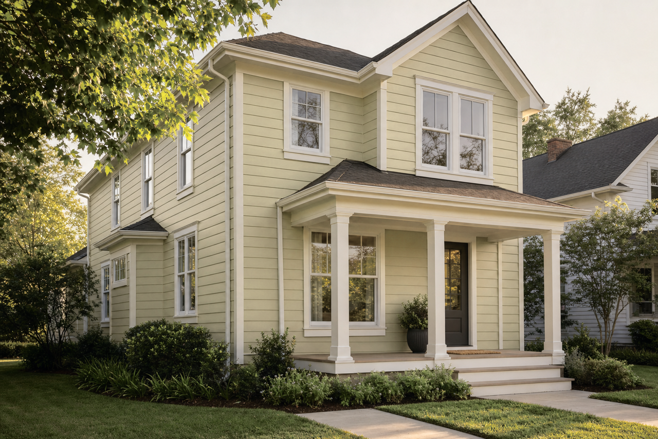 Georgian by Benjamin Moore on exterior