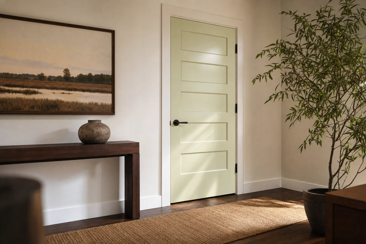 Hancock by Benjamin Moore on interior-doors