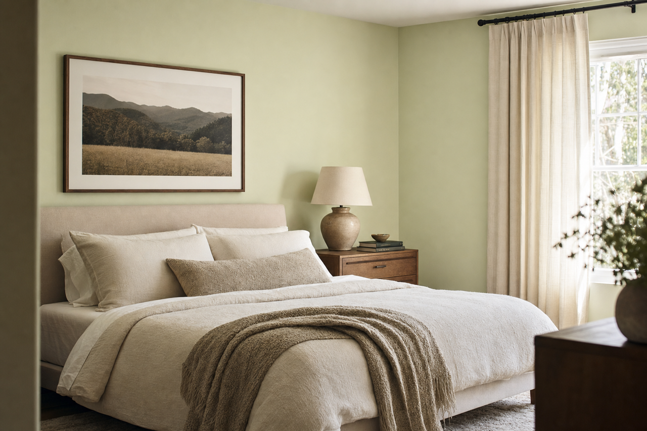 Hancock by Benjamin Moore on interiors