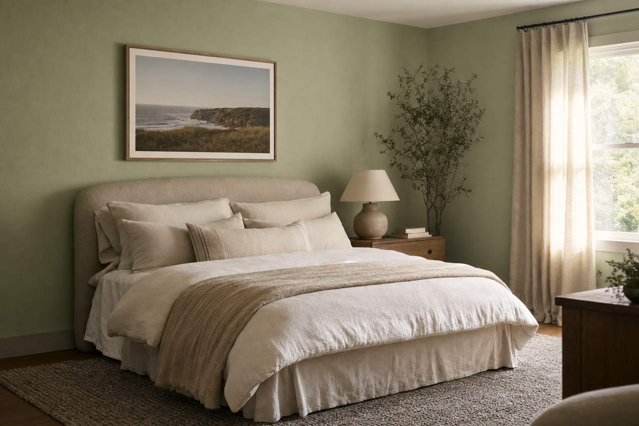 Sherwood by Benjamin Moore on interiors