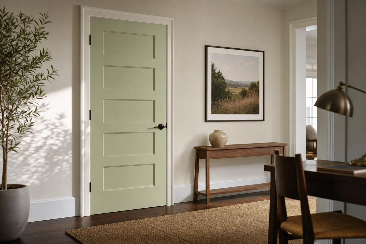 Kittery by Benjamin Moore on interior-doors