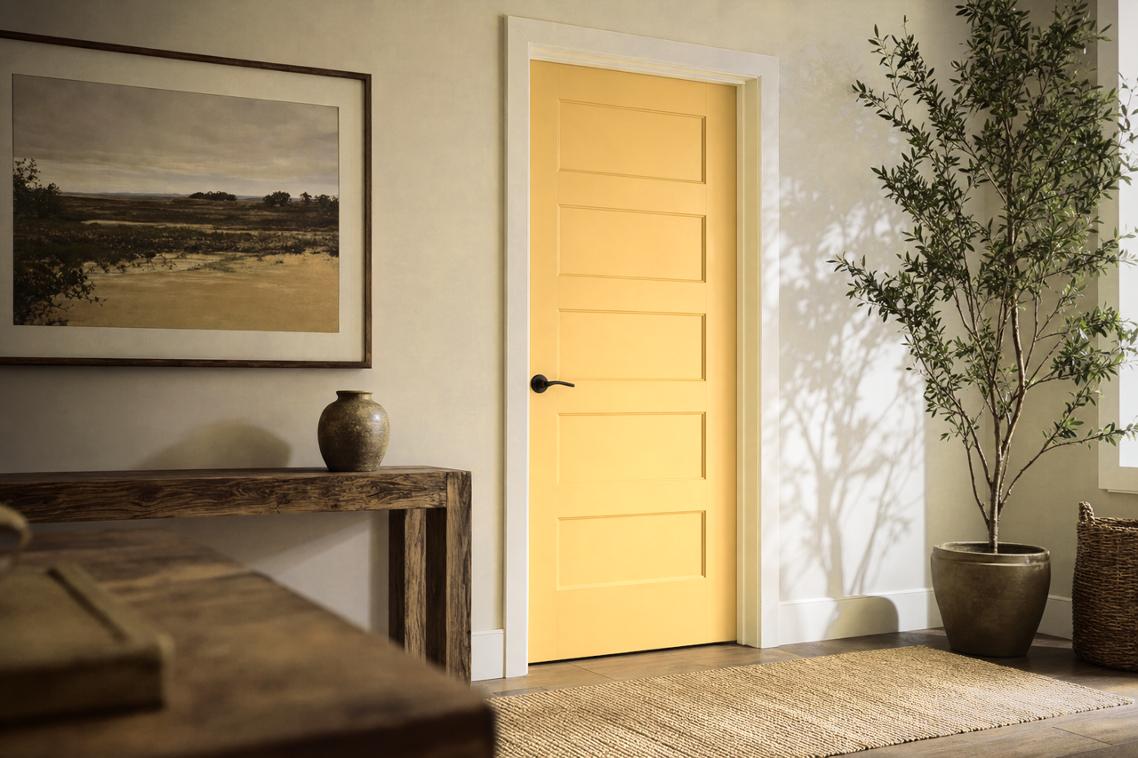 Concord by Benjamin Moore on interior-doors