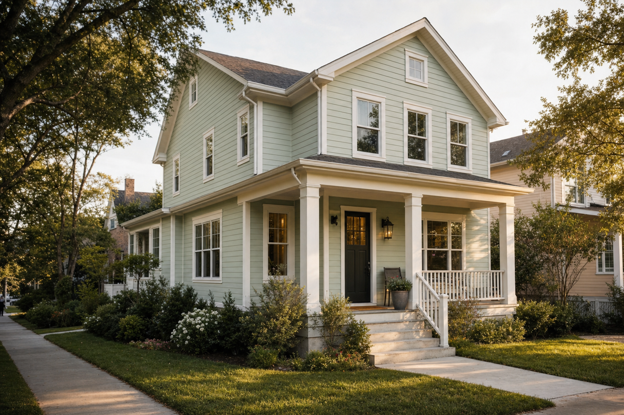 Van by Benjamin Moore on exterior