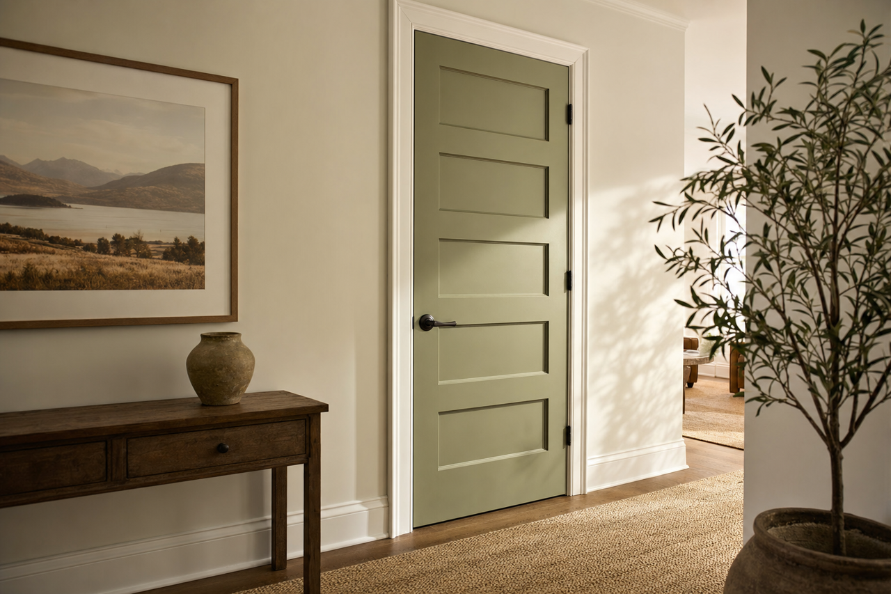 Great by Benjamin Moore on interior-doors