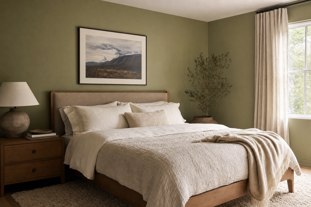 Great by Benjamin Moore on interiors