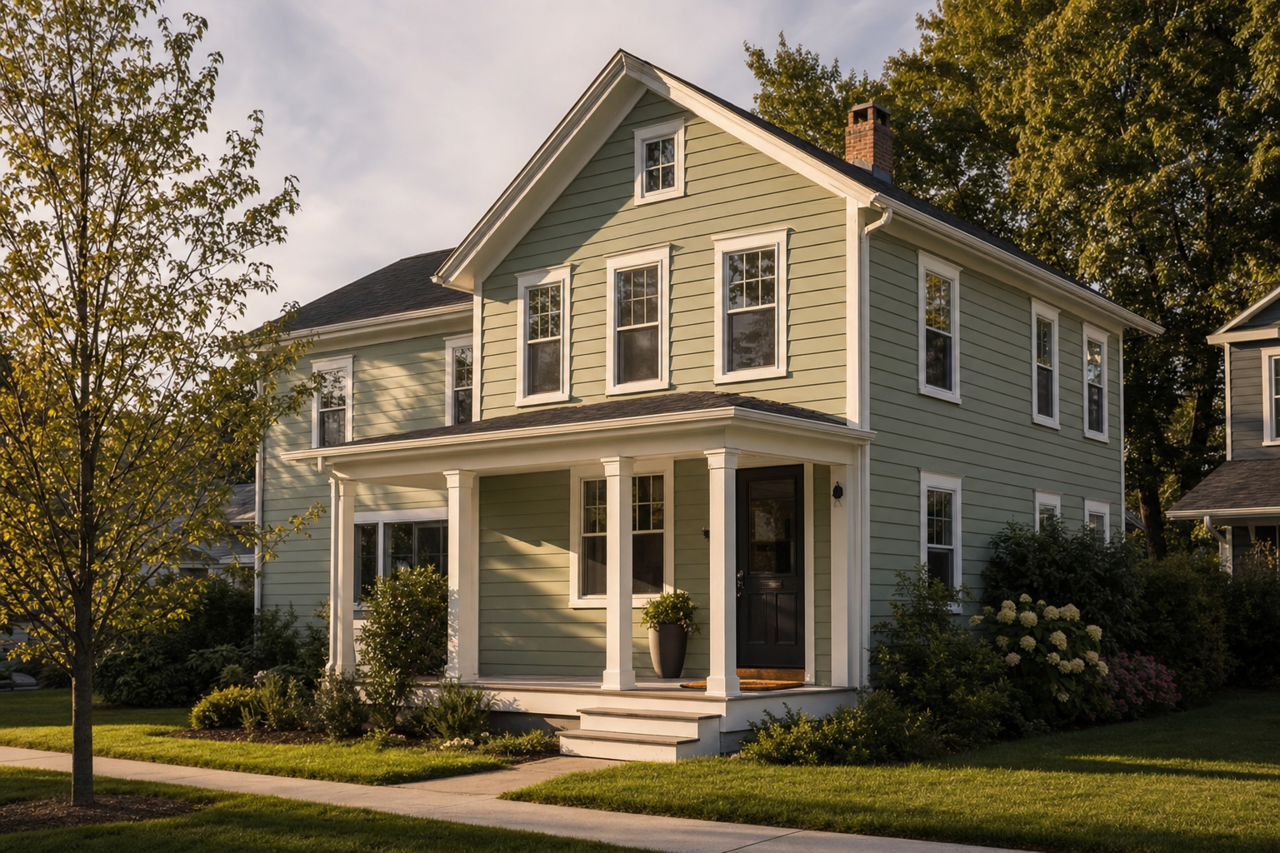 Kennebunkport by Benjamin Moore on exterior