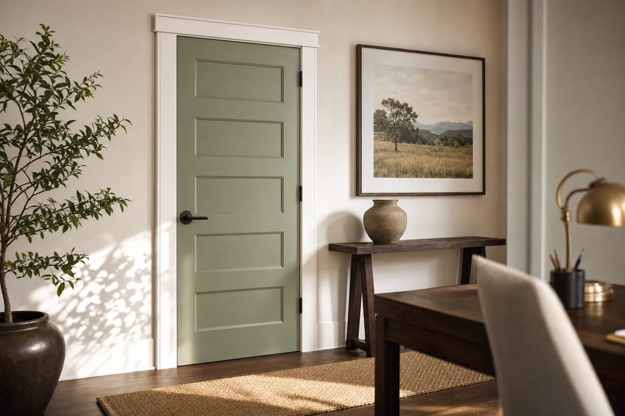 Kennebunkport by Benjamin Moore on interior-doors