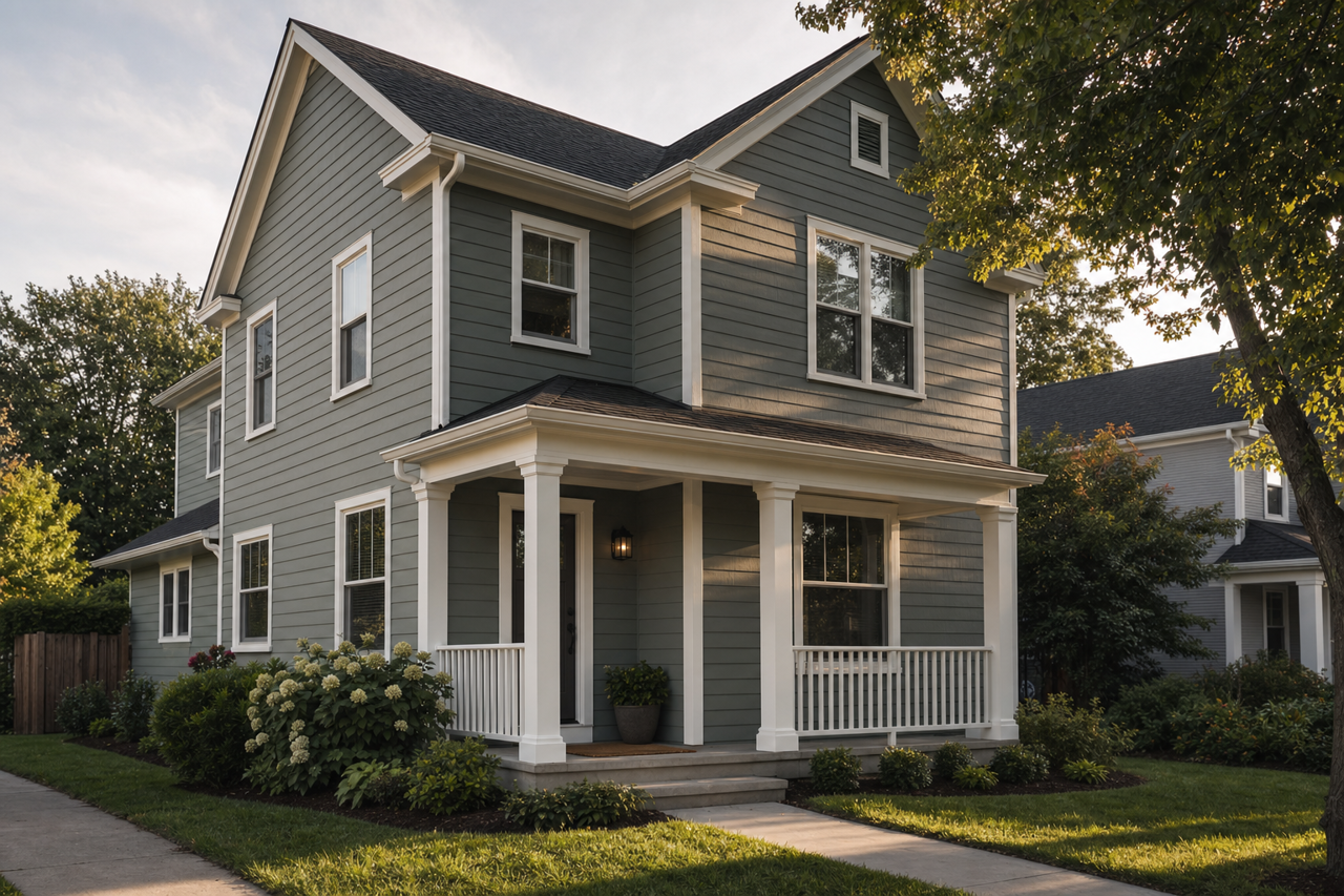 Caldwell by Benjamin Moore on exterior