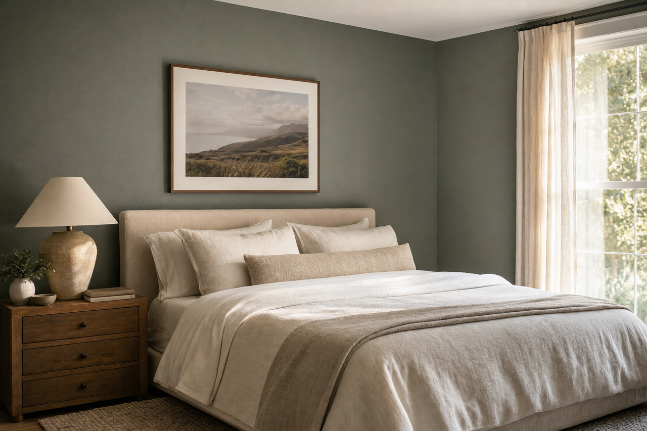 Cushing by Benjamin Moore on interiors
