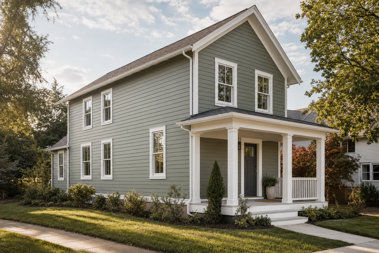 Avon by Benjamin Moore on exterior