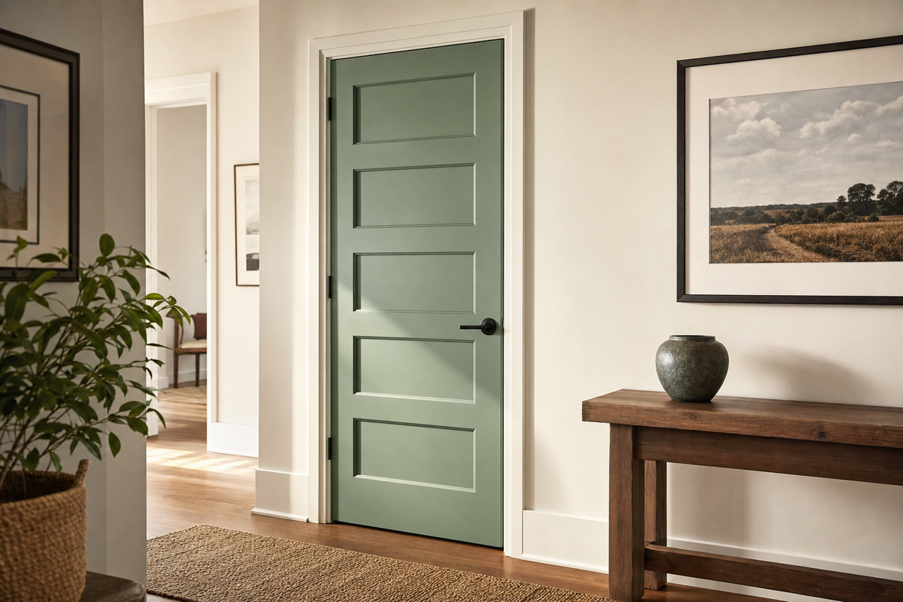Fairmont by Benjamin Moore on interior-doors