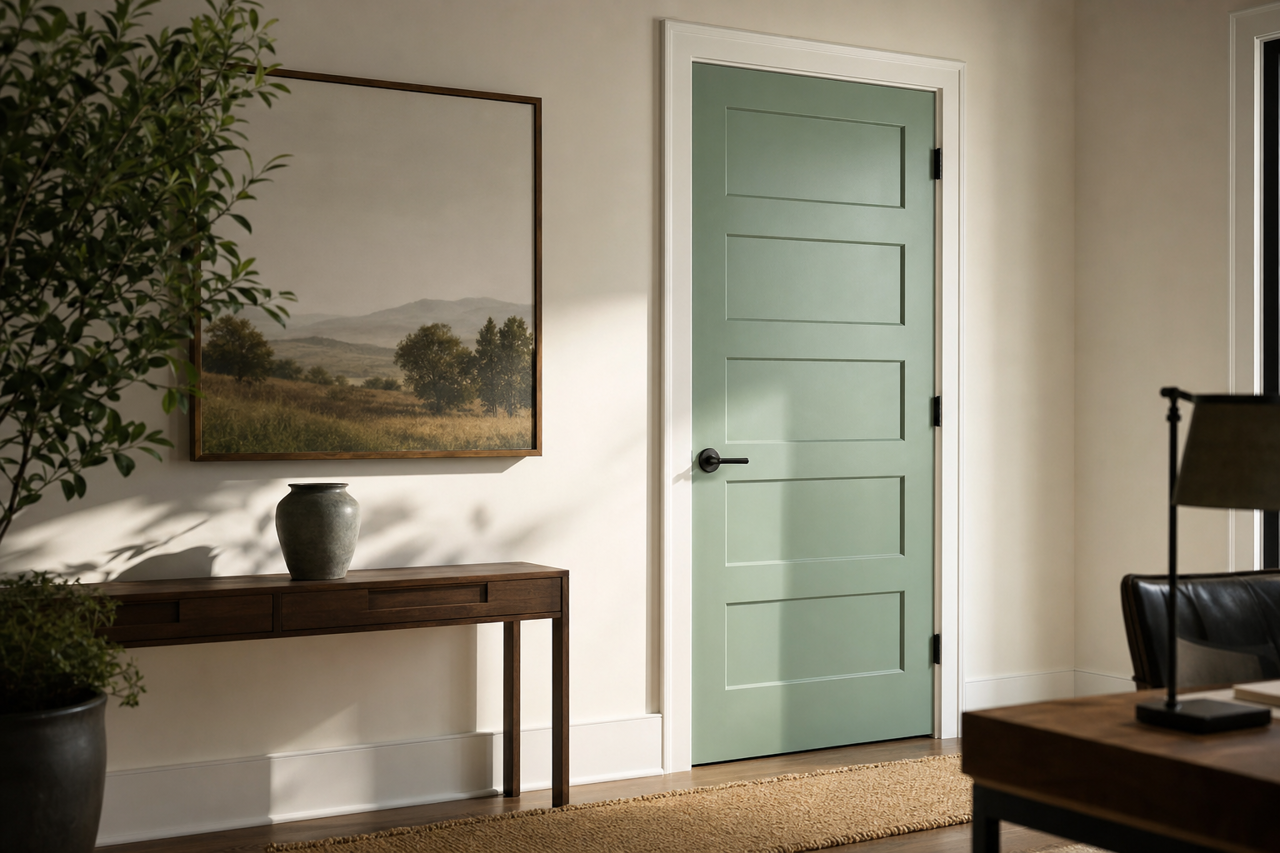 Southfield by Benjamin Moore on interior-doors
