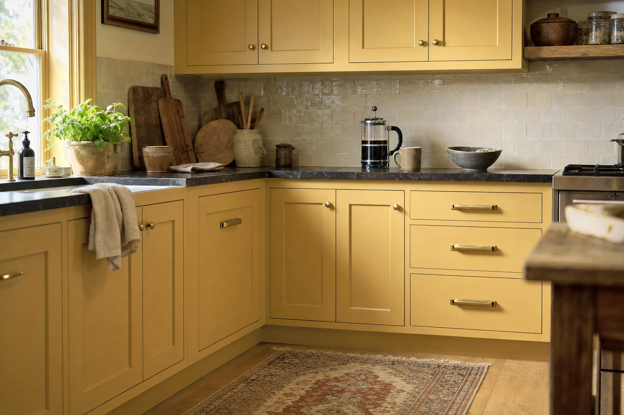 Millington by Benjamin Moore on cabinets