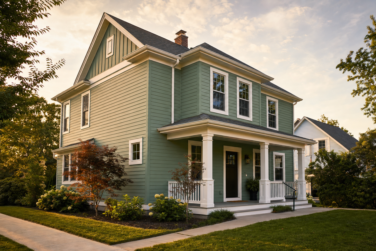 Lehigh by Benjamin Moore on exterior
